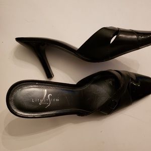 New Life Stride Heels Black Work or Dressy